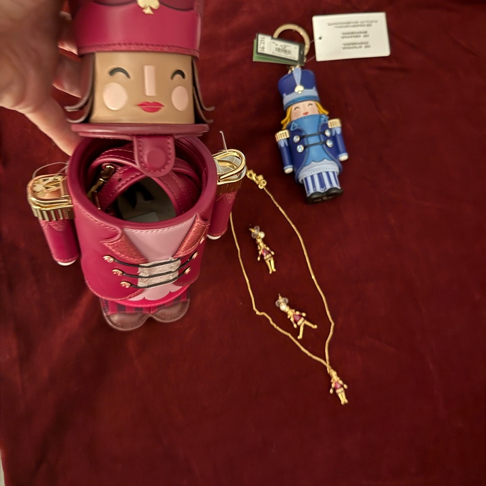 Nutcracker Crossbody Bag - Pink